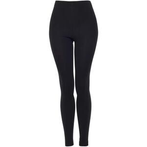 Microfiber Opaque FOOTLESS Tights Black SMALL B.ella Brigida Luxury Hosiery NWT